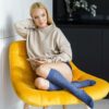 'FancySocks' Patterned Cotton Knee-high Compression Socks 15-21 mmHg - Image 13