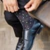 'FancySocks' Patterned Cotton Knee-high Compression Socks 15-21 mmHg - Image 9